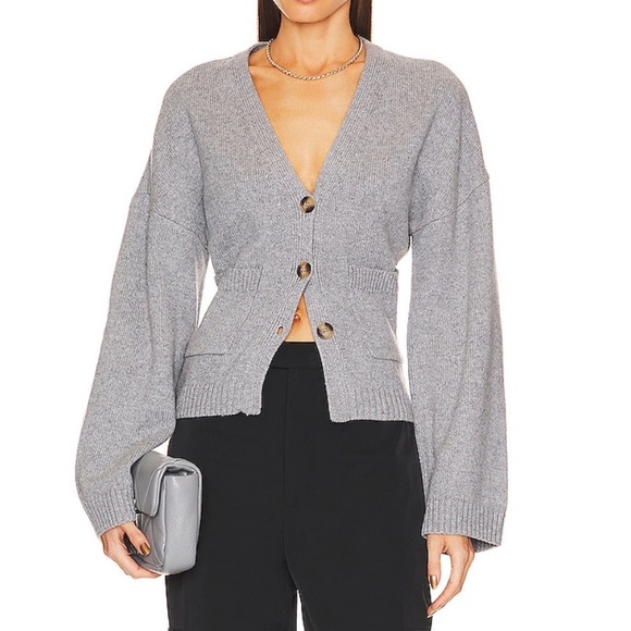 Helsa Sanna Cardigan in Medium Taupe size S - Picture 5 of 5